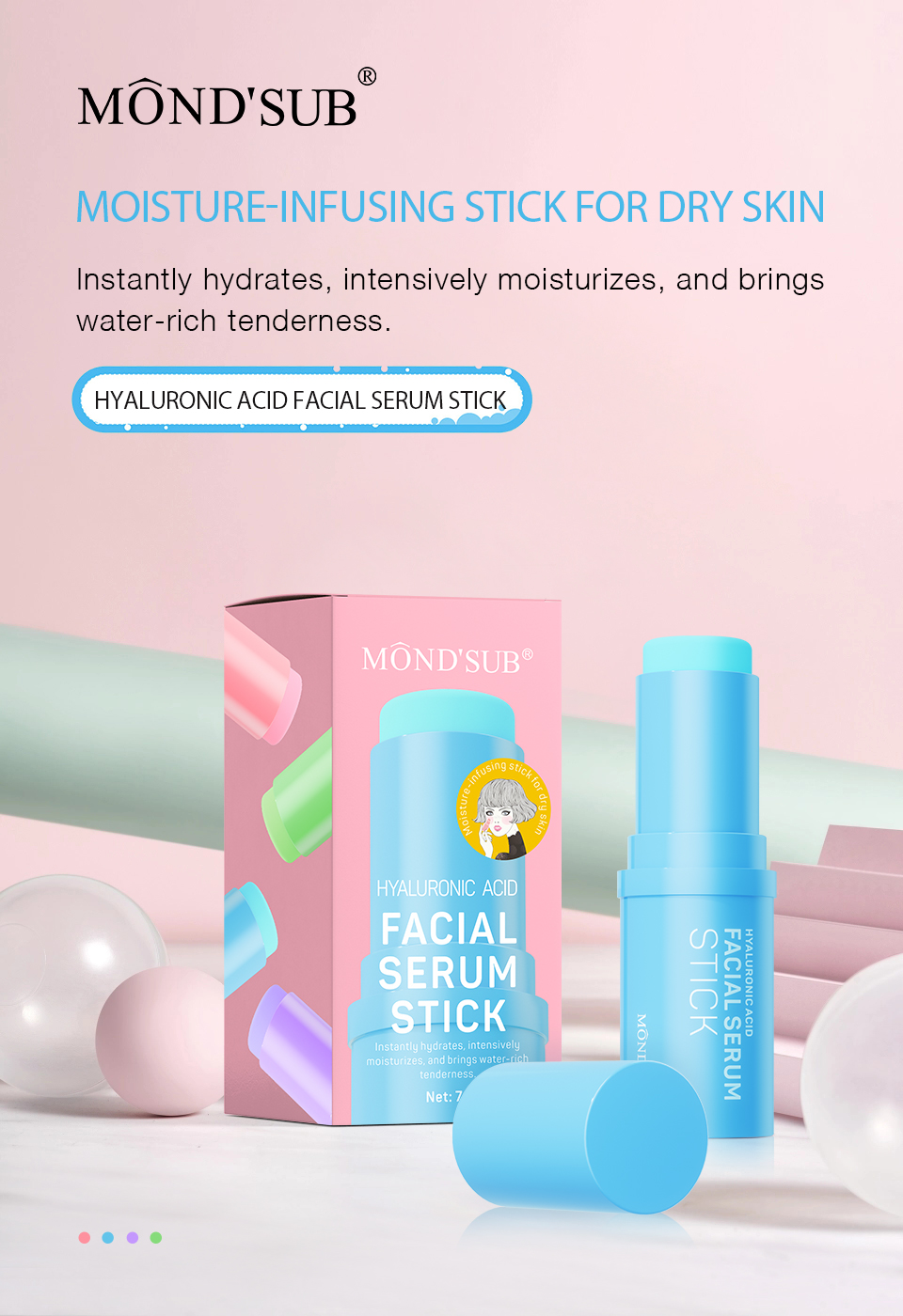 MONDSUB玻尿酸面部精華棒—海報