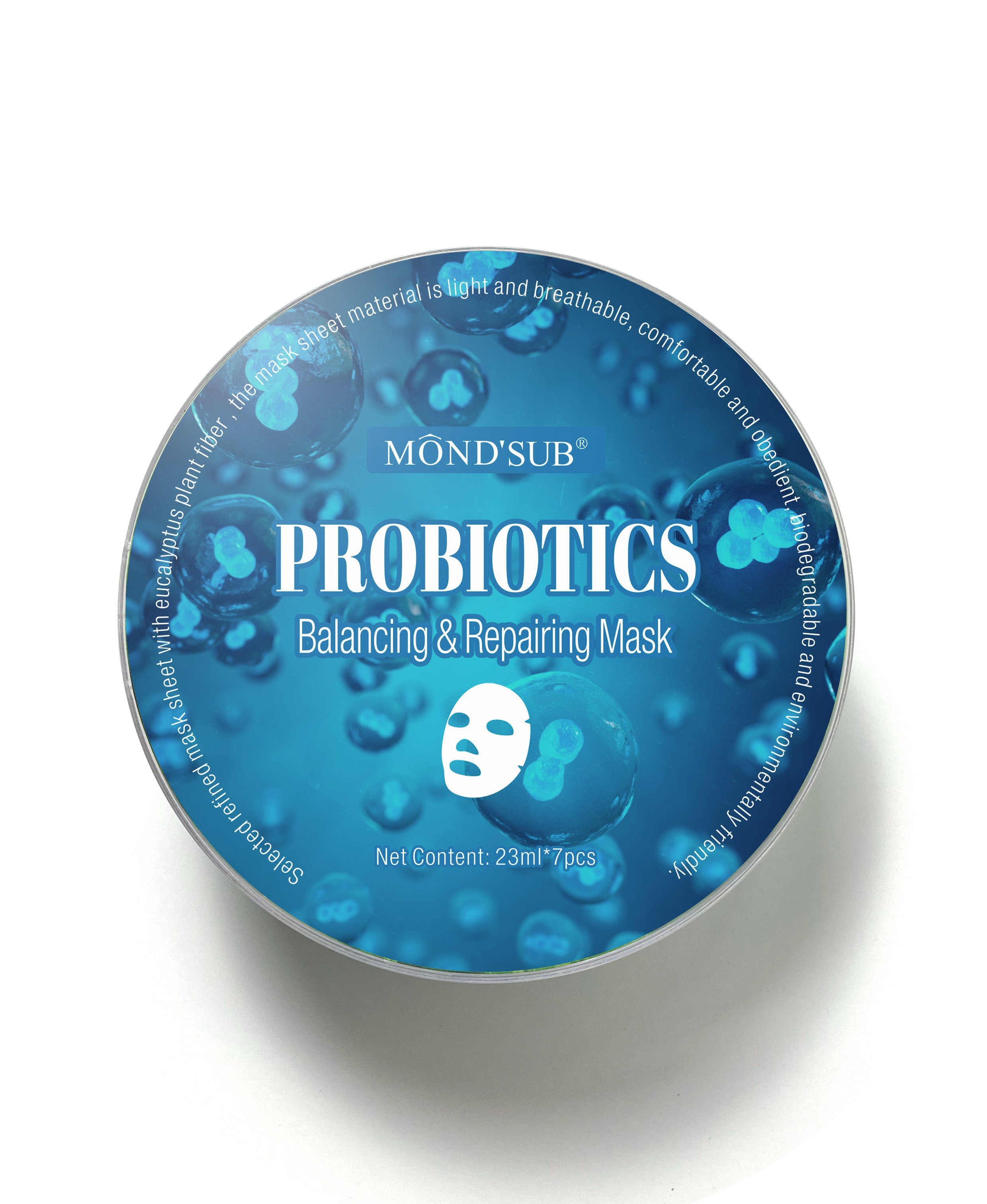 益生菌盒子俯拍正